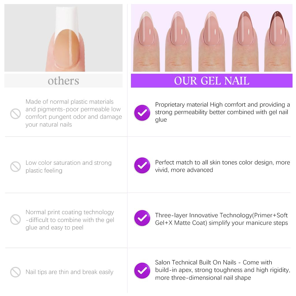 MAYCREATE 150Pcs Almond Shape Nails Nude Color Press On Nails with 24Pcs Adhesive Nail Tabs DIY Nail Art Nail Extension Press on Fake Nails Full Cover Press On Nails Colored Tip Almond Fake Nail MAYCREATE 150Pcs Almond Shape Nails Nude Color Press On Nails with 24Pcs Adhesive Nail Tabs DIY Nail Art Nail Extension Press on Fake Nails Full Cover Press On Nails Colored Tip Almond Fake Nail